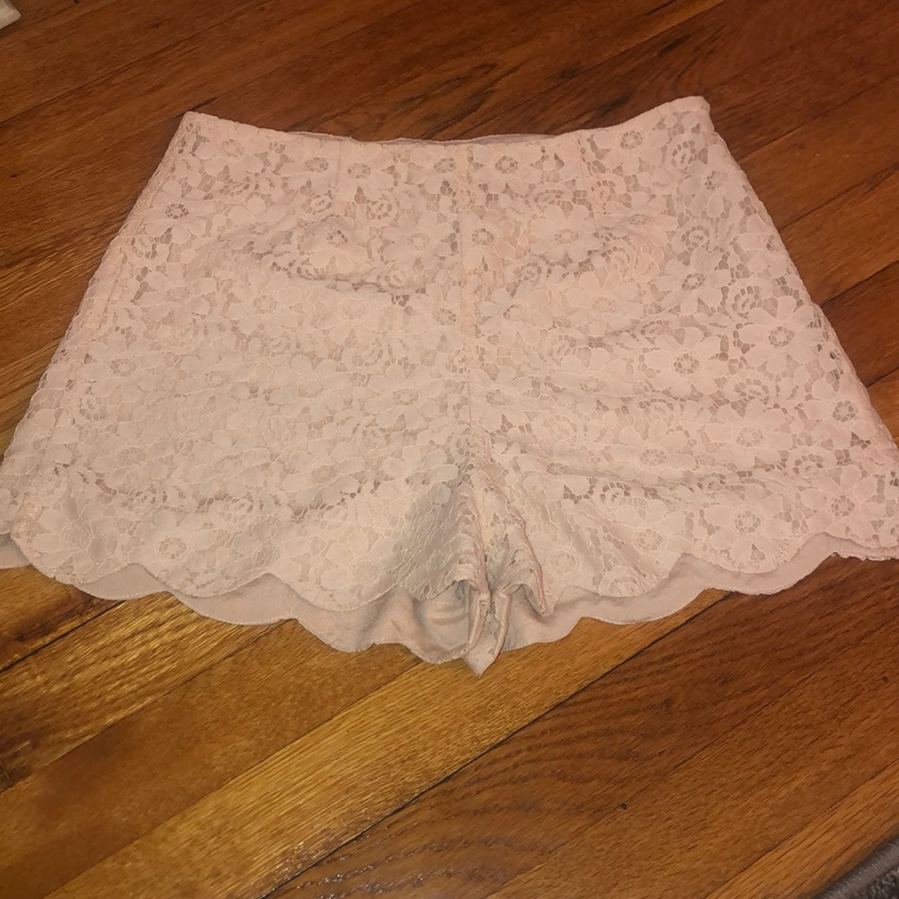 Brand new lace nude shorts!